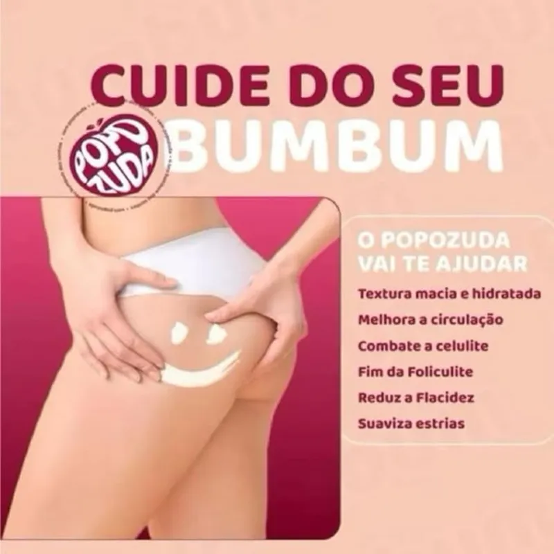 Pote do Popozuda Creme Rosa Corporal